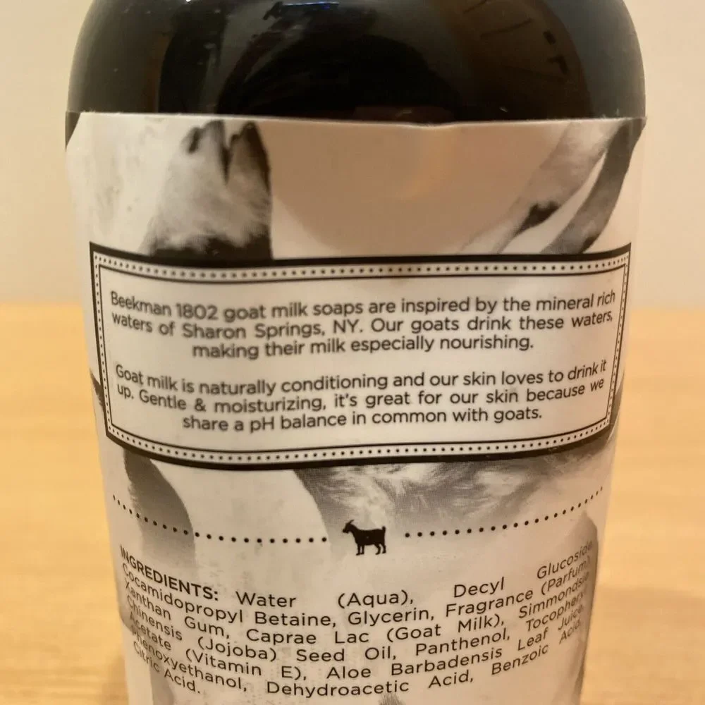 Beekman 1802 Goat Milk Hand Wash‎ Vanilla Absolute 12.5 Oz.